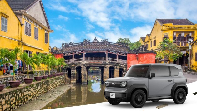 Thuê xe VF3 đi Hội An cùng Hoàng Phú An