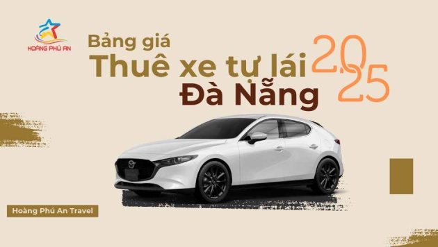 Giá thuê xe tự lái Đà Nẵng mới nhất 2025