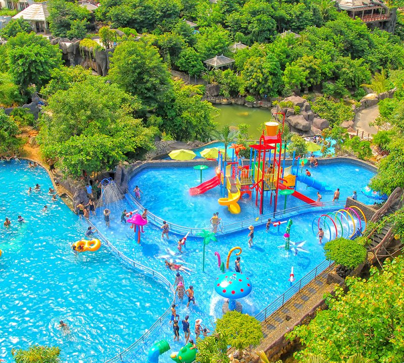 Tour tham quan công viên suối khoáng nóng núi Thần Tài ở Đà Nẵng