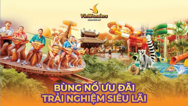 VinWonders Nam Hội An ưu đãi hấp dẫn từ ngày 4/9